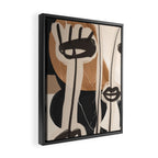 Modern Abstract Art Face 23 Framed Canvas Print Gallery Image 2