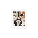 Modern Abstract Art Face 24 Art Print Gallery Image 1