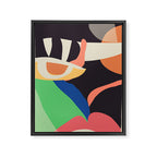 Modern Abstract Art Face 3 Framed Canvas Print Gallery Image 6