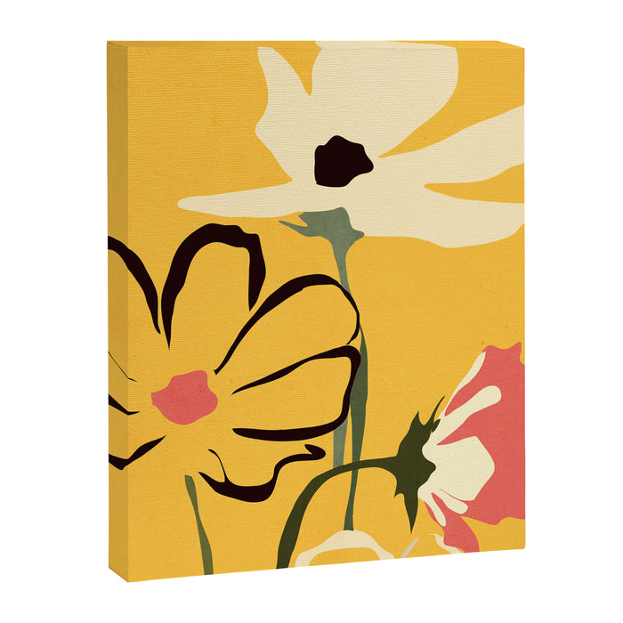 Modern Abstract Art Flowers 10 Canvas Print Gallery Image 1