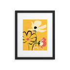 Modern Abstract Art Flowers 10 Framed Art Print Gallery Image 5