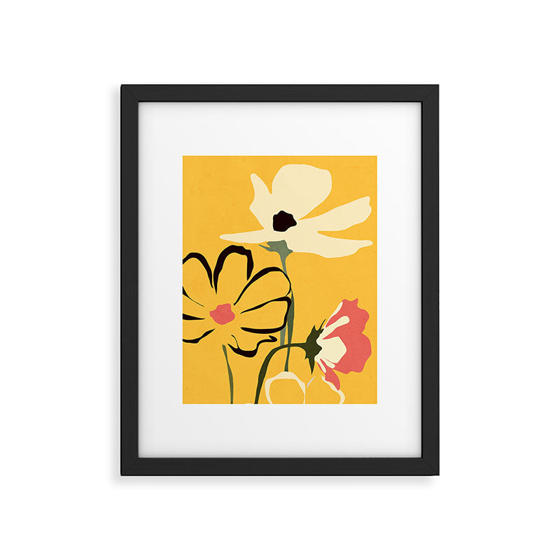 Modern Abstract Art Flowers 10 Framed Art Print Gallery Image 5