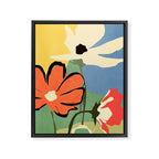 Modern Abstract Art Flowers 14 Framed Canvas Print Gallery Image 6