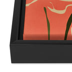 Modern Abstract Art Flowers 4 Framed Canvas Print Gallery Image 3