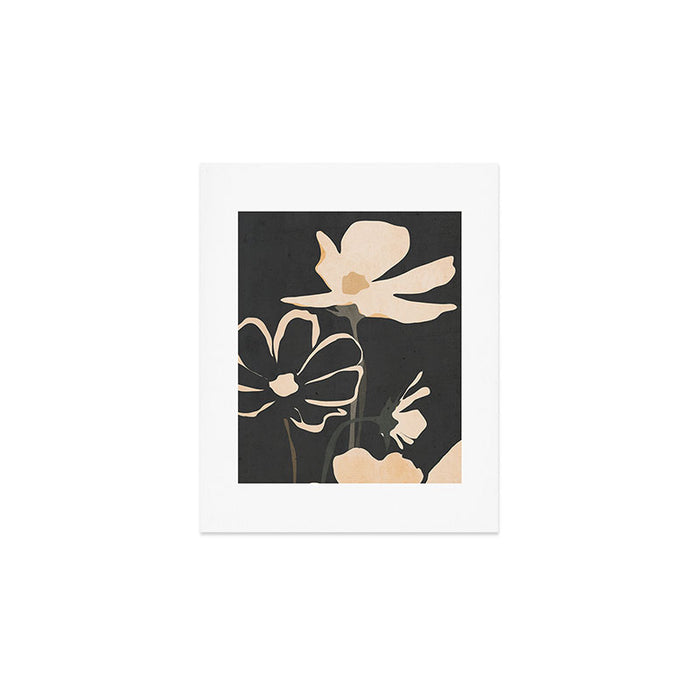 Modern Abstract Art Flowers 5 Art Print Gallery Image 1