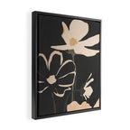 Modern Abstract Art Flowers 5 Framed Canvas Print Gallery Image 2