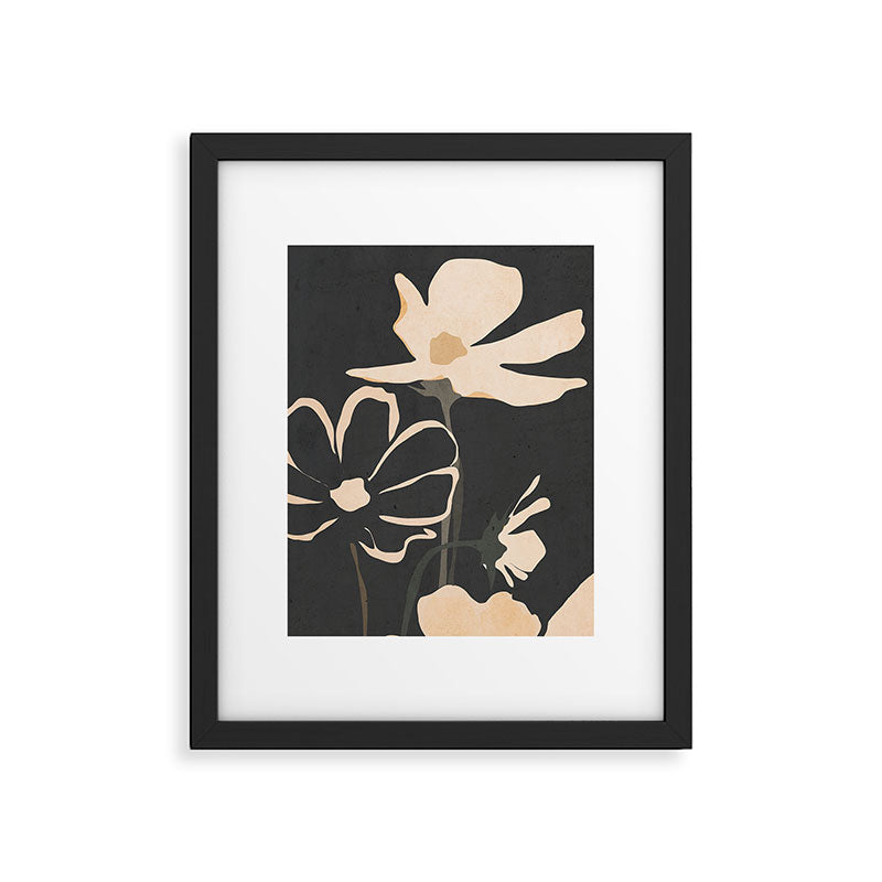 Modern Abstract Art Flowers 5 Framed Art Print Gallery Image 5