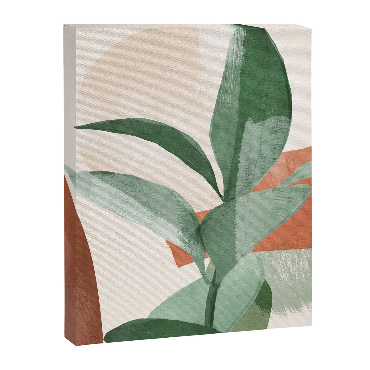 Modern Abstract Art Plant 3 Canvas Print Gallery Image 6