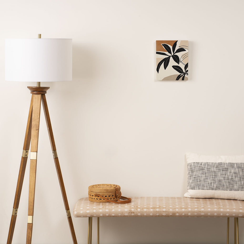 Modern Abstract Art Plant Canvas Print Gallery Image 2