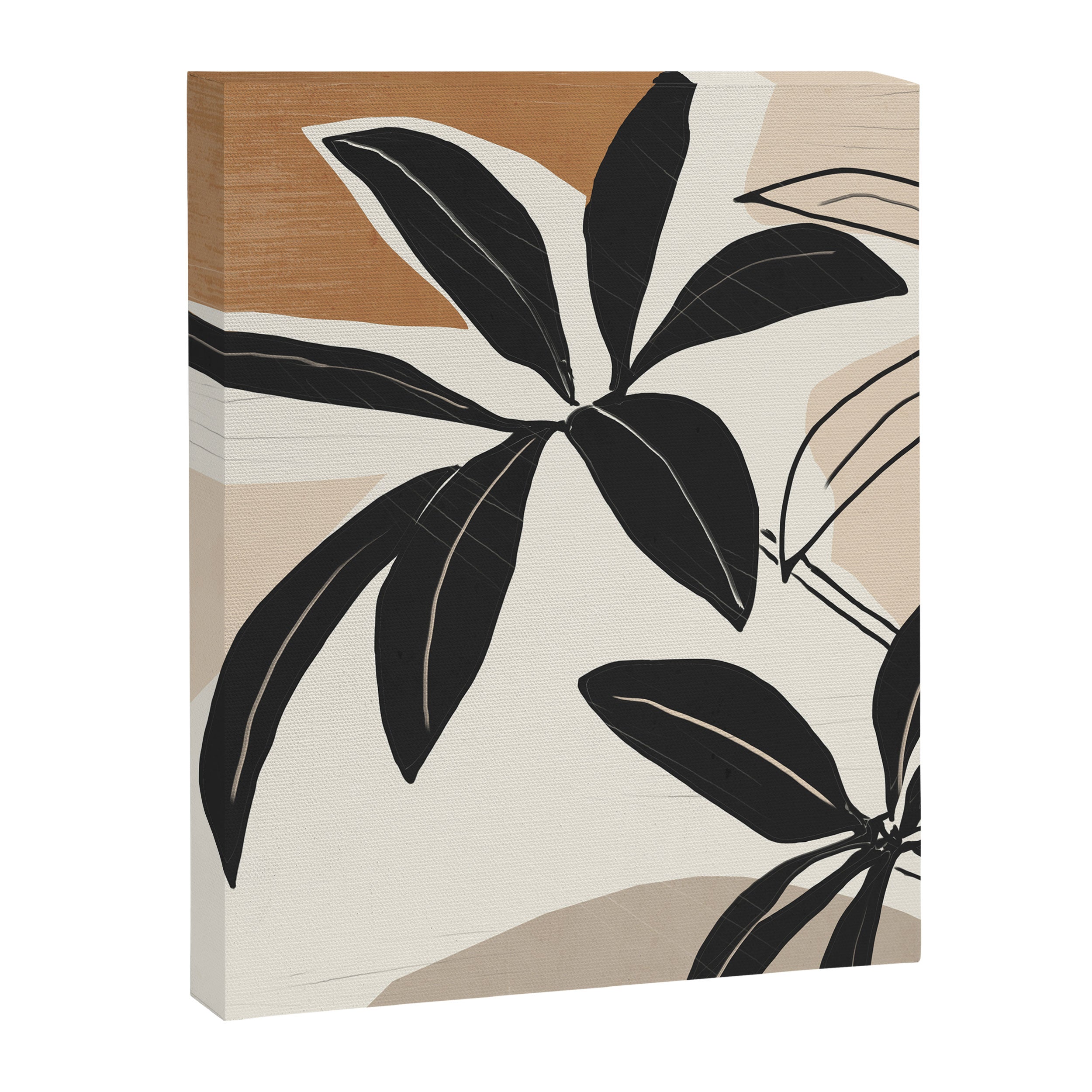 Modern Abstract Art Plant Canvas Print Gallery Image 6