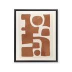 Modern Abstract Minimal Art 12 Framed Canvas Print Gallery Image 6