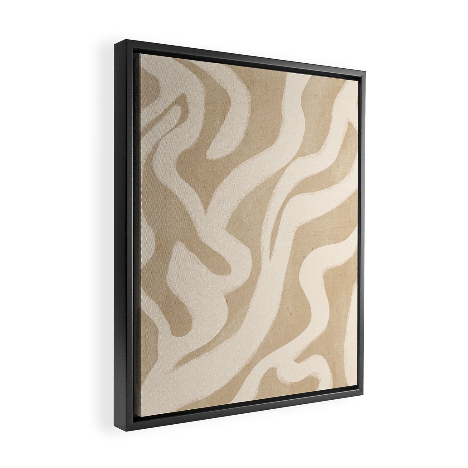 Modern Abstract Minimal Art 17 Framed Canvas Print Gallery Image 2