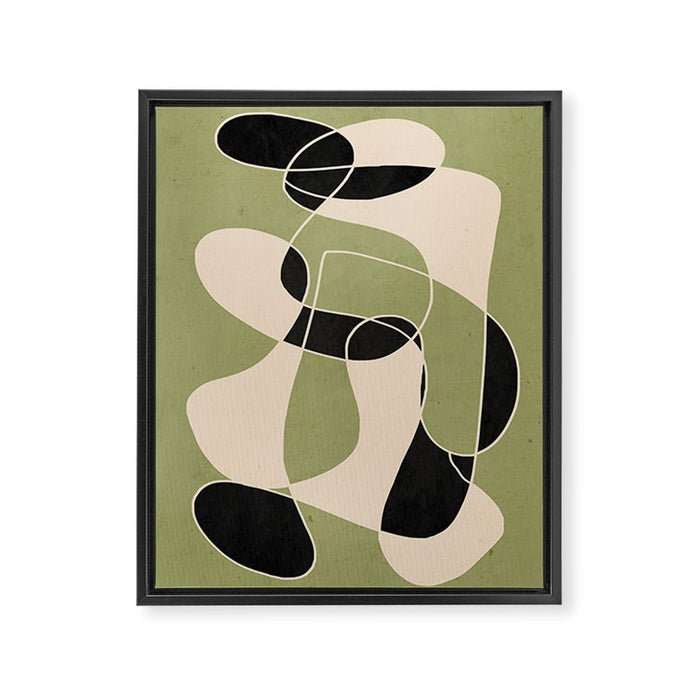 Modern Abstract Minimal Art 20 Framed Canvas Print Gallery Image 1