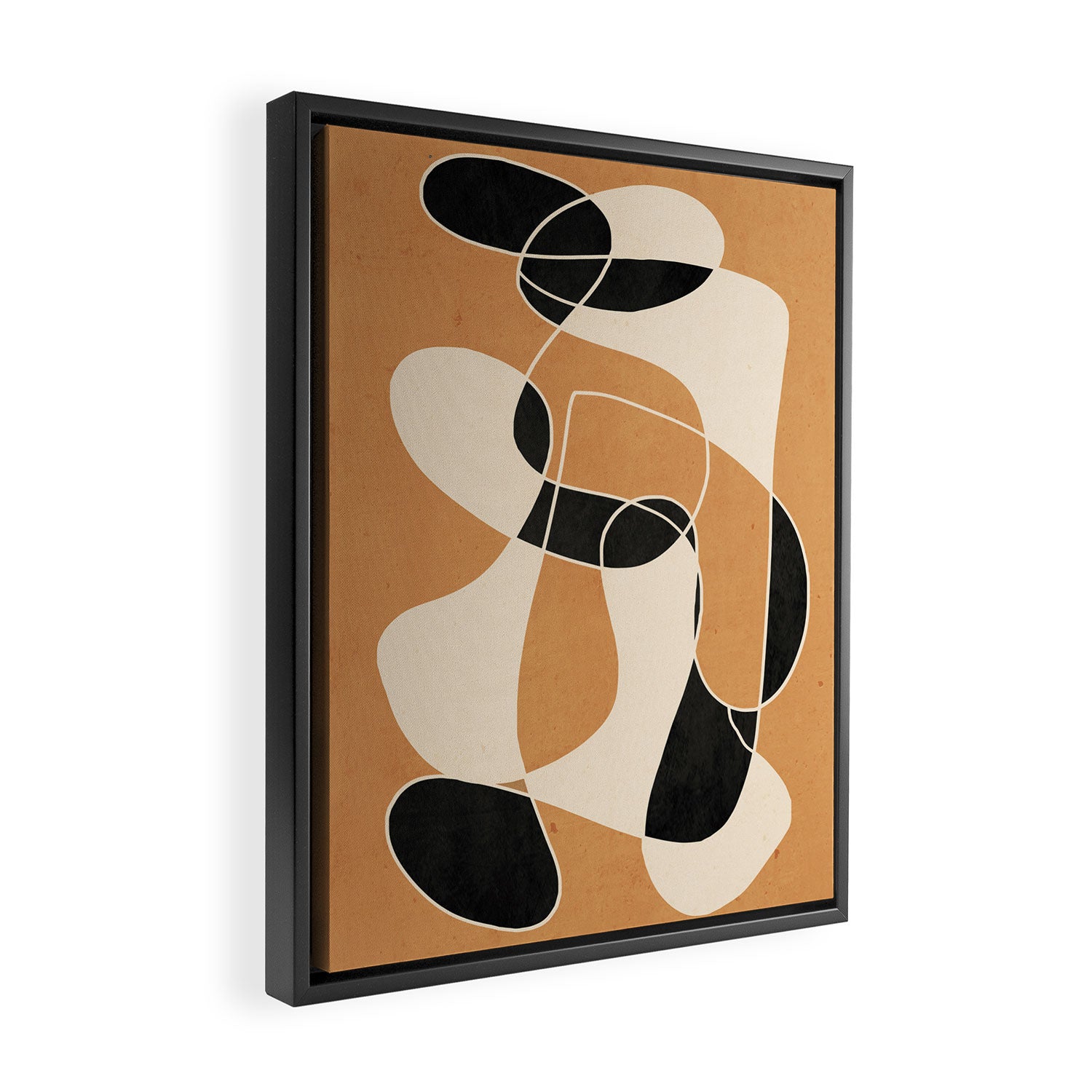 Modern Abstract Minimal Art 21 Framed Canvas Print Gallery Image 2