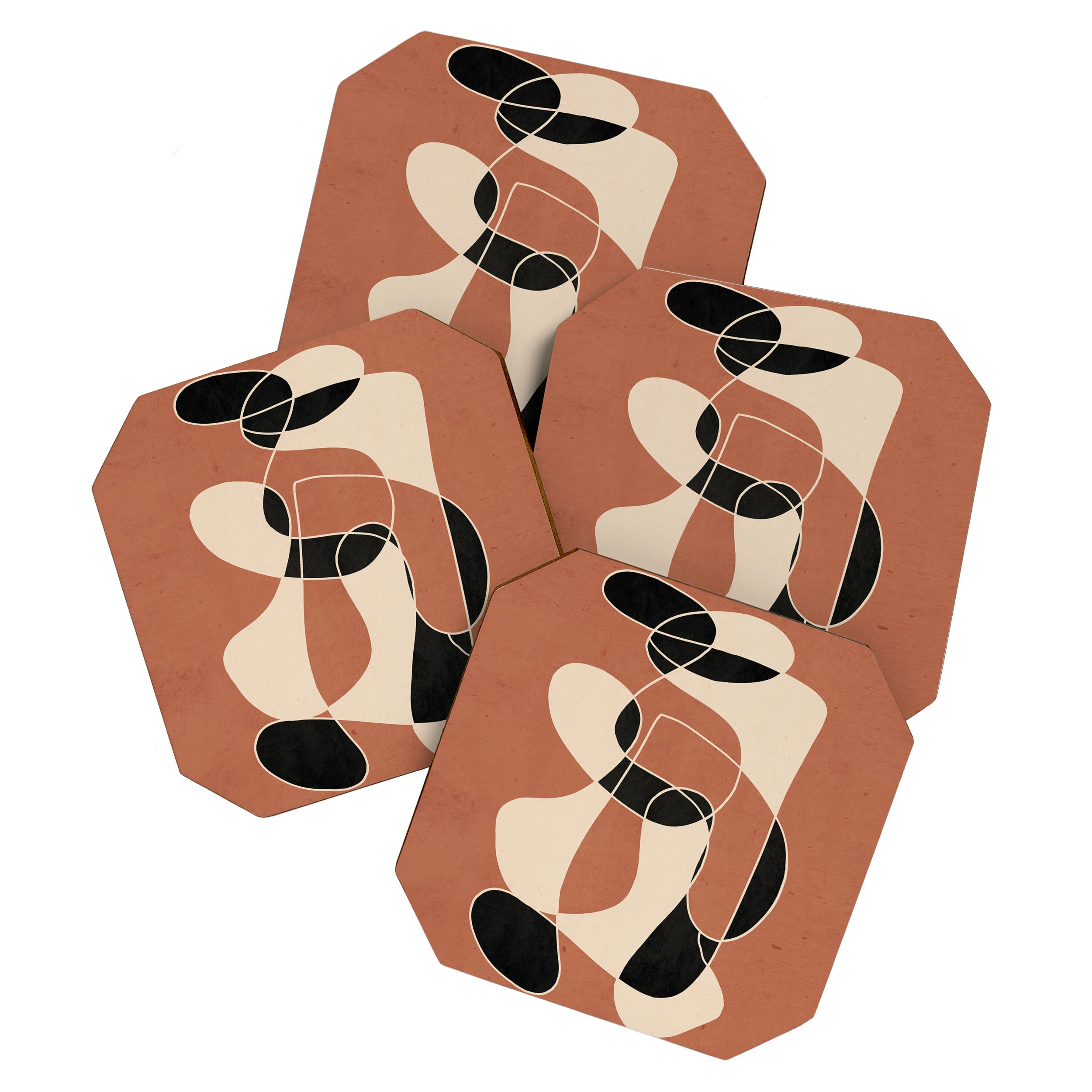 Modern Abstract Minimal Art 22 Coaster Gallery Image 1