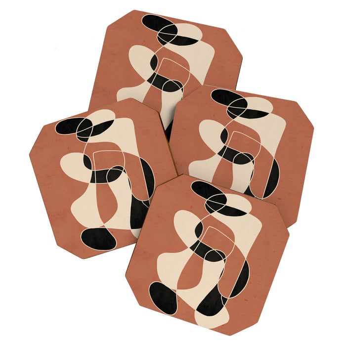 Modern Abstract Minimal Art 22 Coaster Gallery Image 1