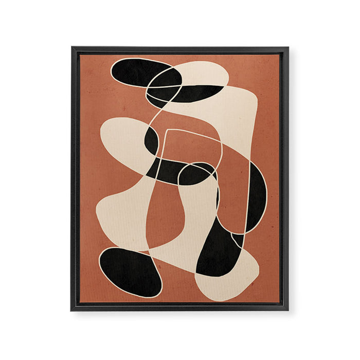 Modern Abstract Minimal Art 22 Framed Canvas Print Gallery Image 1