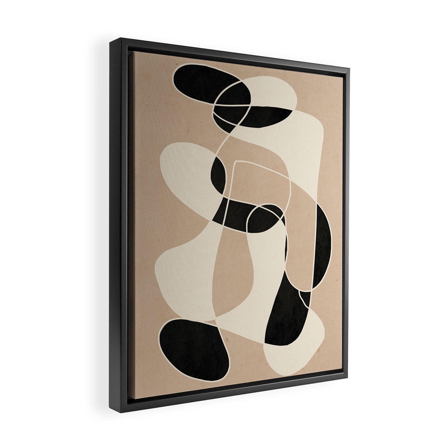 Modern Abstract Minimal Art 23 Framed Canvas Print Gallery Image 2