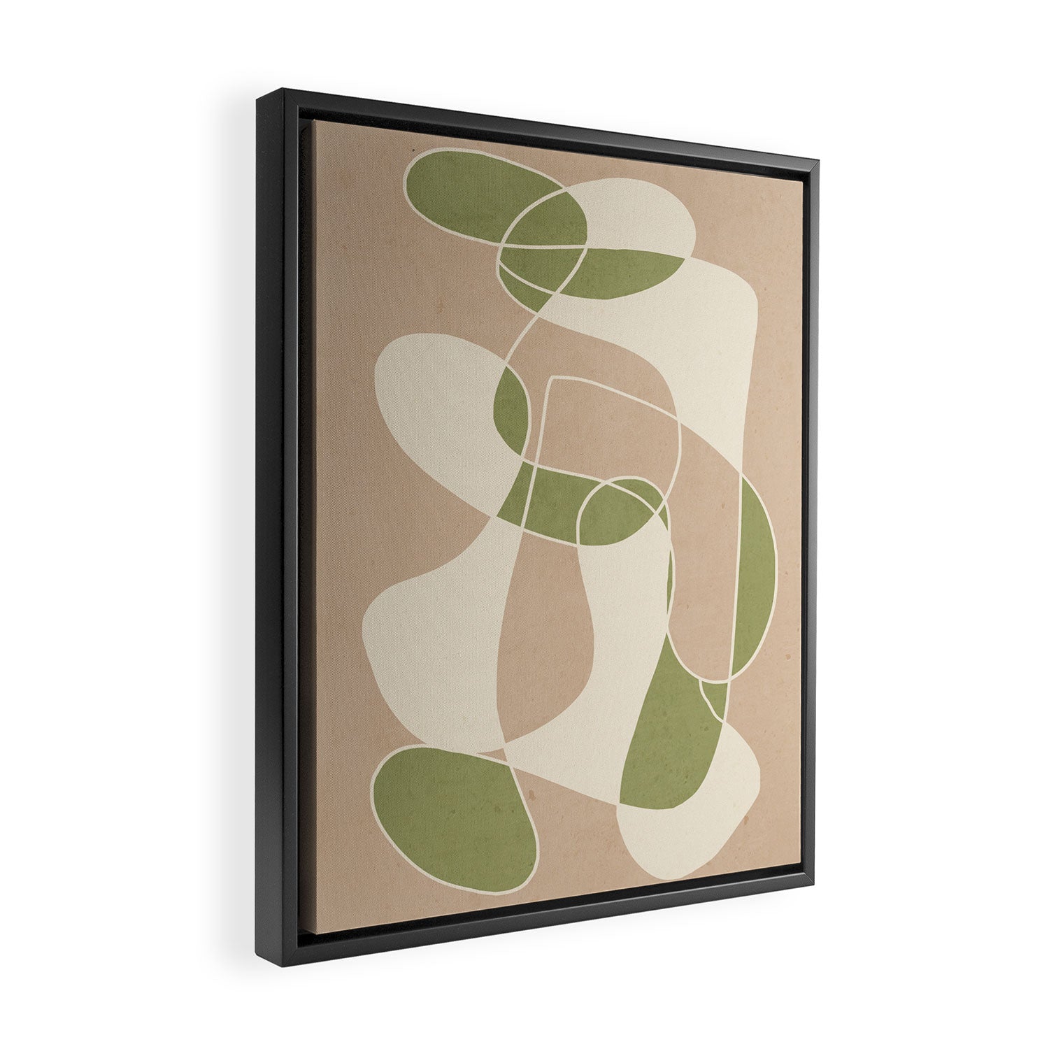 Modern Abstract Minimal Art 24 Framed Canvas Print Gallery Image 2