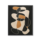 Modern Abstract Minimal Art 25 Framed Canvas Print Gallery Image 6