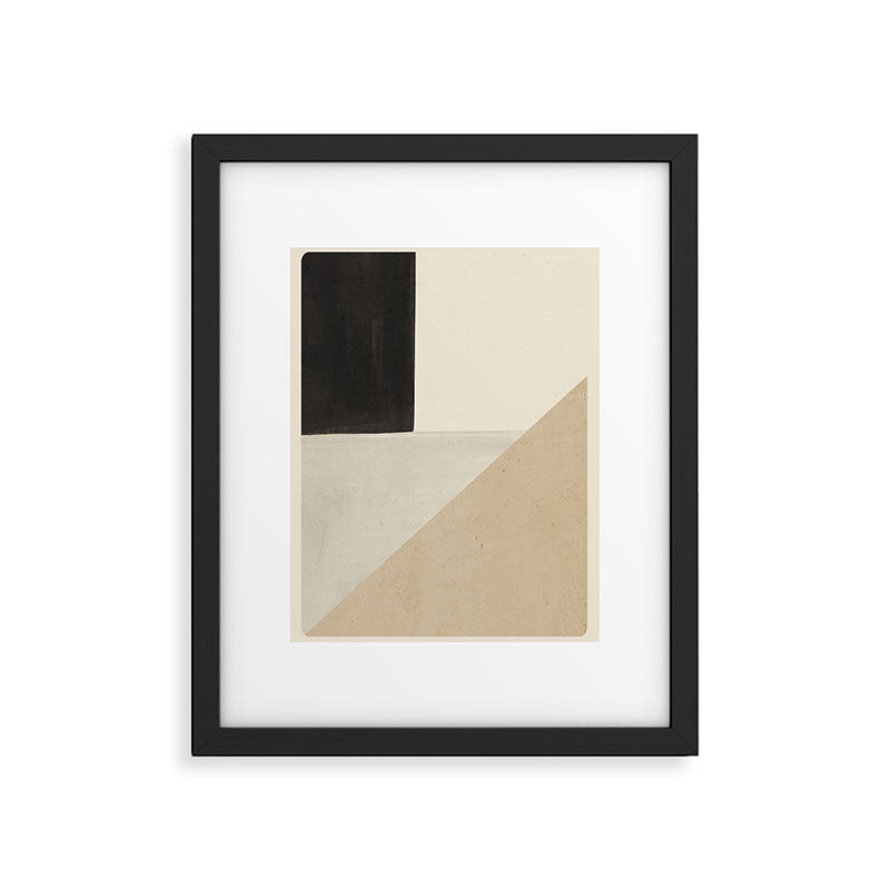 Modern Abstract Minimal Shapes 11 Framed Art Print Gallery Image 4