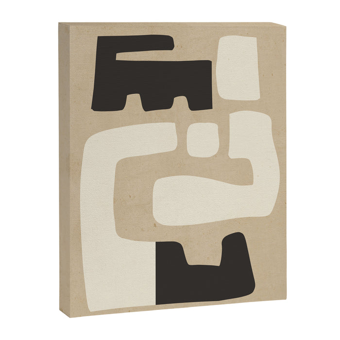 Modern Abstract Minimal Shapes 15 Canvas Print Gallery Image 1
