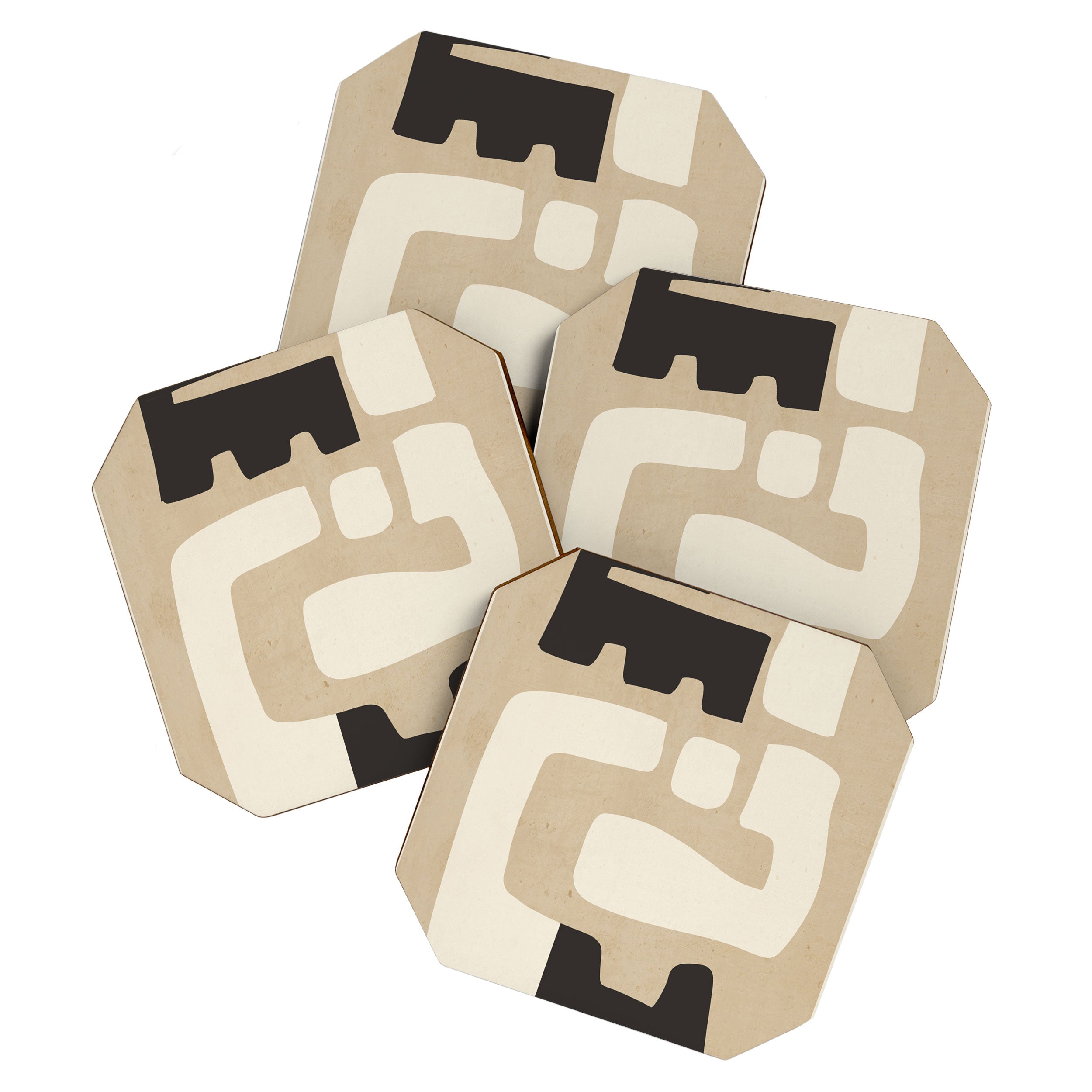 Modern Abstract Minimal Shapes 15 Coaster Gallery Image 1