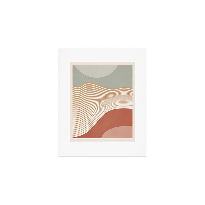 Modern Abstract Minimal Shapes 104 Art Print Gallery Image 1