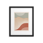 Modern Abstract Minimal Shapes 104 Framed Art Print Gallery Image 5