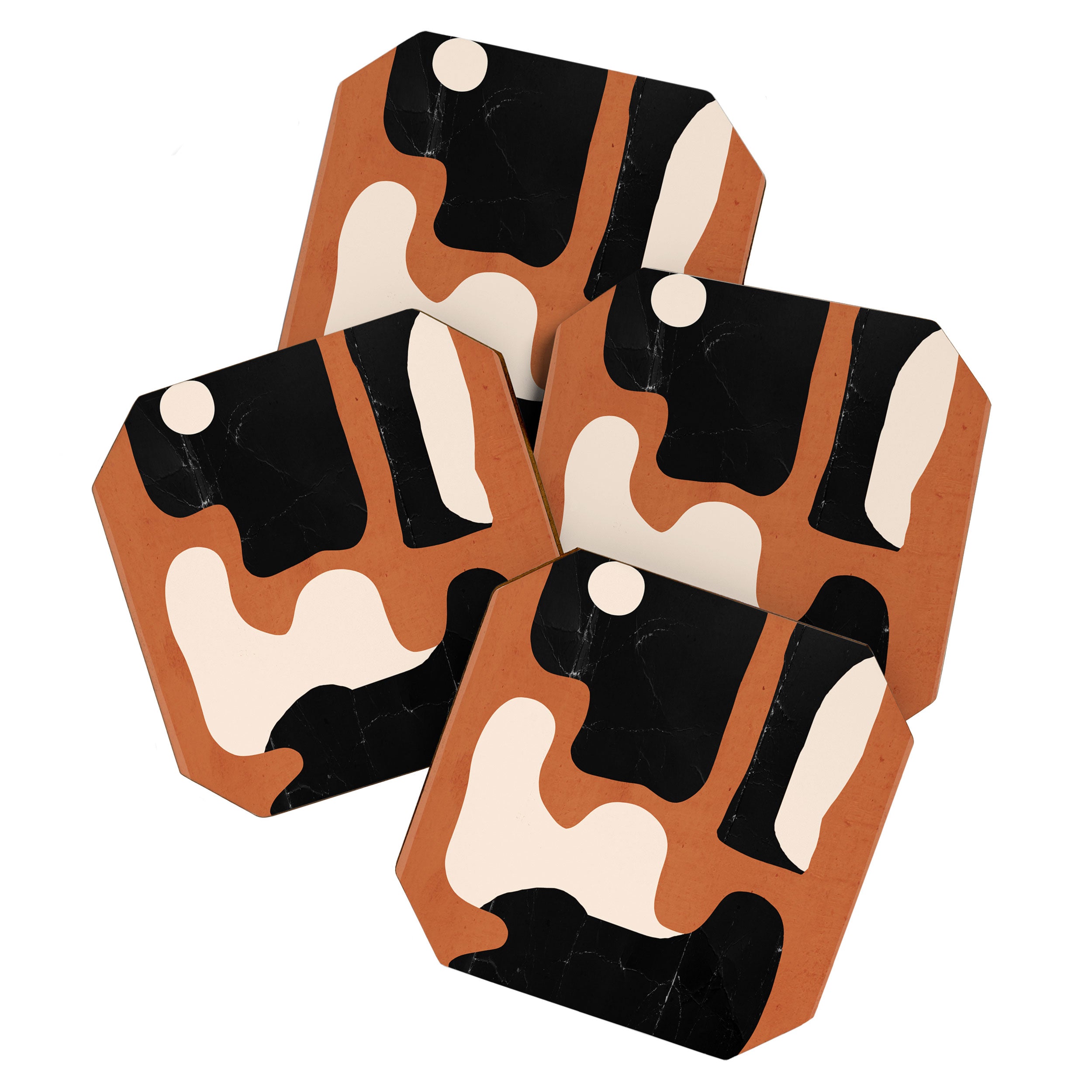 Modern Abstract Minimal Shapes 108 Coaster Gallery Image 1
