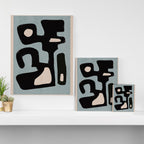Modern Abstract Minimal Shapes 114 Canvas Print Gallery Image 3