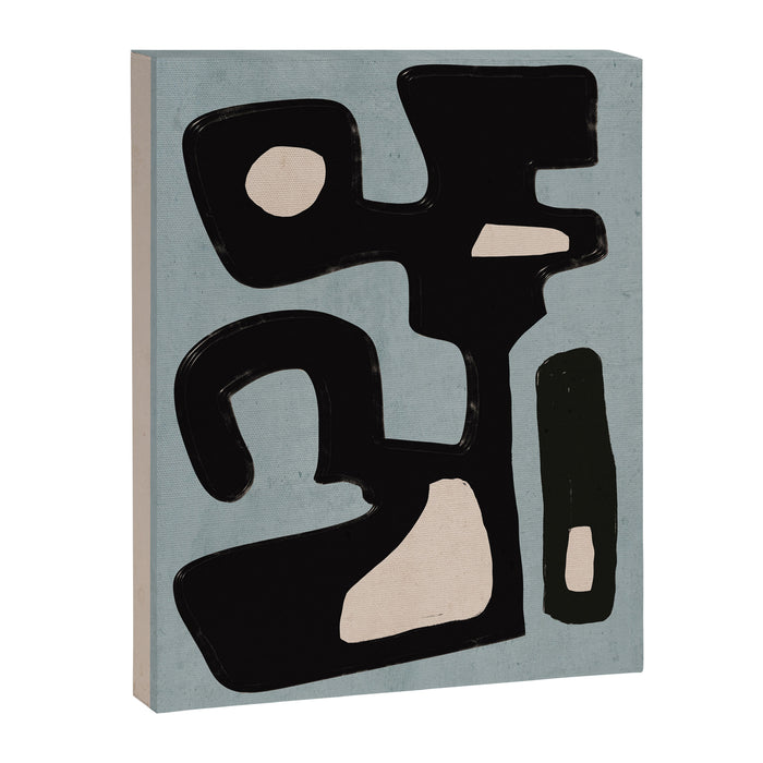 Modern Abstract Minimal Shapes 114 Canvas Print Gallery Image 1