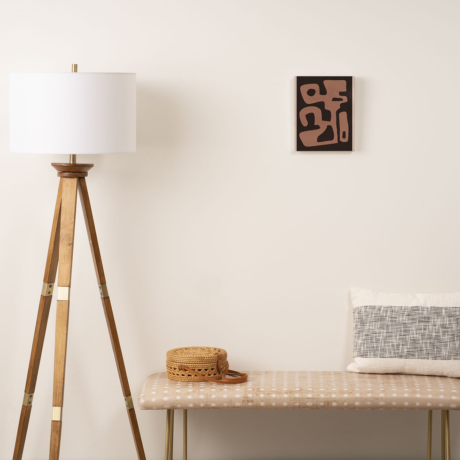 Modern Abstract Minimal Shapes 117a Canvas Print Gallery Image 2