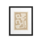 Modern Abstract Minimal Shapes 120 Framed Art Print Gallery Image 5