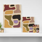 Modern Abstract Minimal Shapes 123 Canvas Print Gallery Image 3