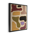 Modern Abstract Minimal Shapes 123 Framed Canvas Print Gallery Image 2