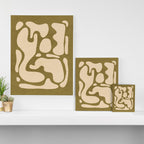 Modern Abstract Minimal Shapes 138 Canvas Print Gallery Image 3