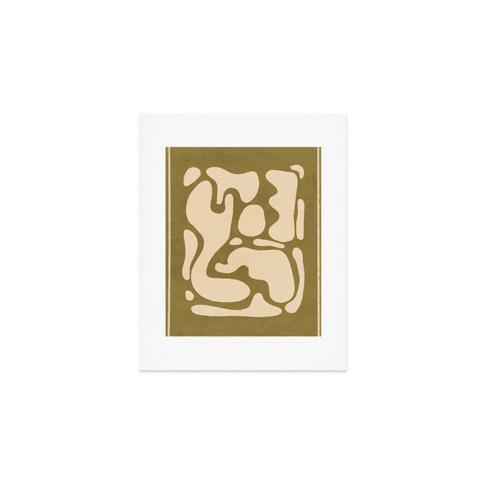 Modern Abstract Minimal Shapes 138 Art Print Gallery Image 1