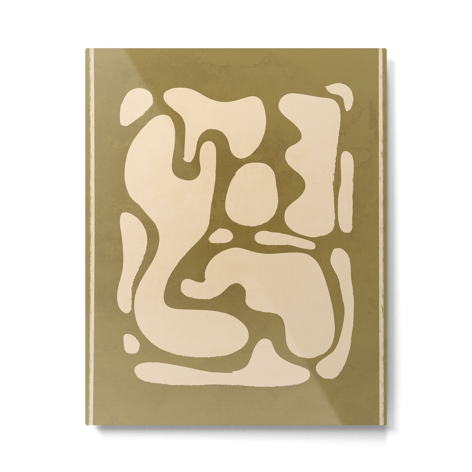 Modern Abstract Minimal Shapes 138 Metal Print Gallery Image 4