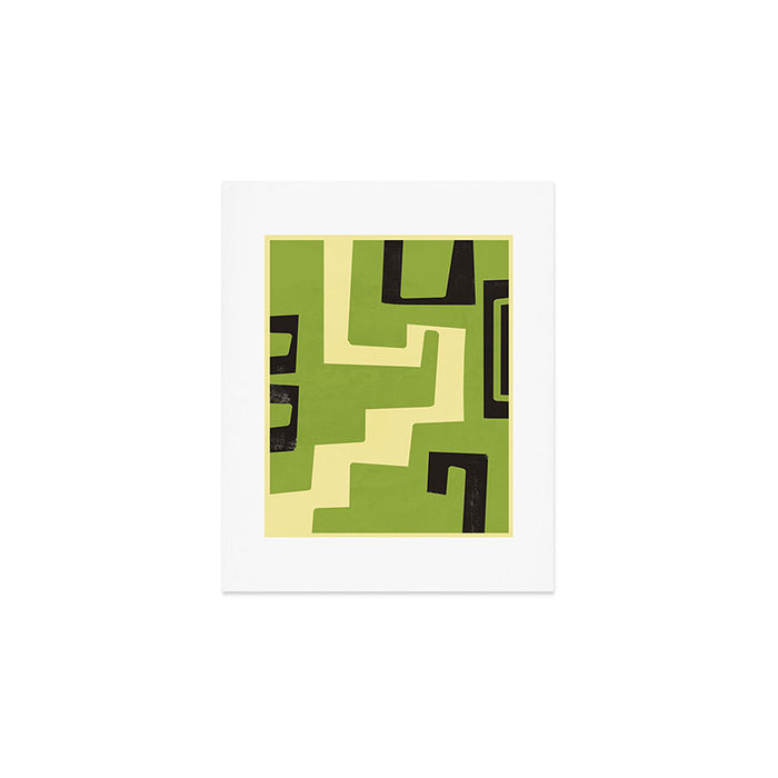 Modern Abstract Minimal Shapes 148 Art Print Gallery Image 1