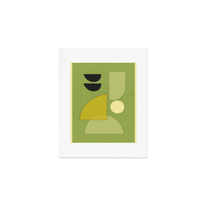 Modern Abstract Minimal Shapes 154 Art Print Gallery Image 1