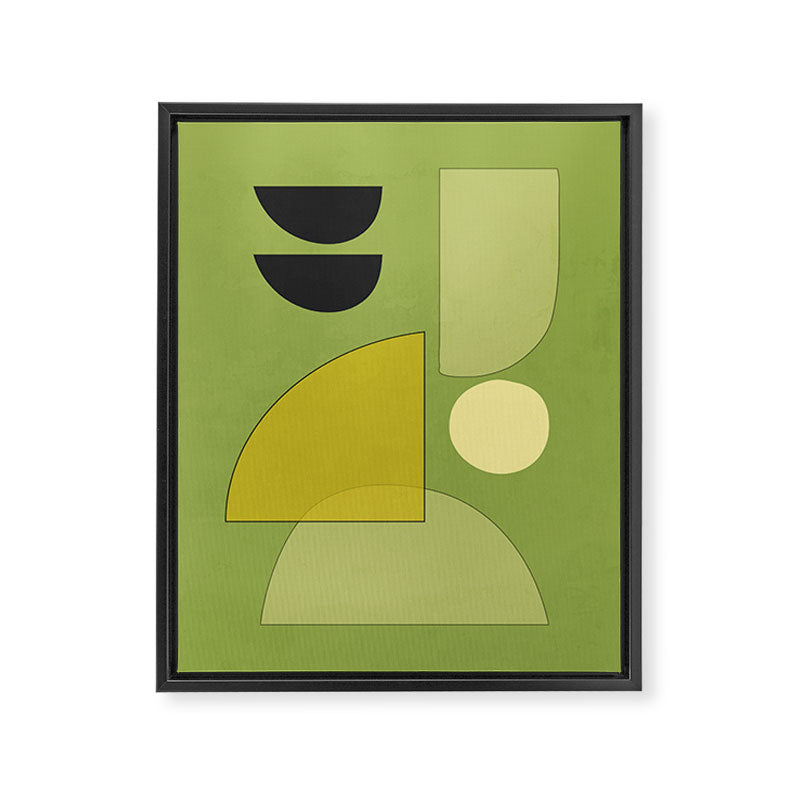 Modern Abstract Minimal Shapes 154 Framed Canvas Print Gallery Image 6