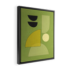Modern Abstract Minimal Shapes 154 Framed Canvas Print Gallery Image 2