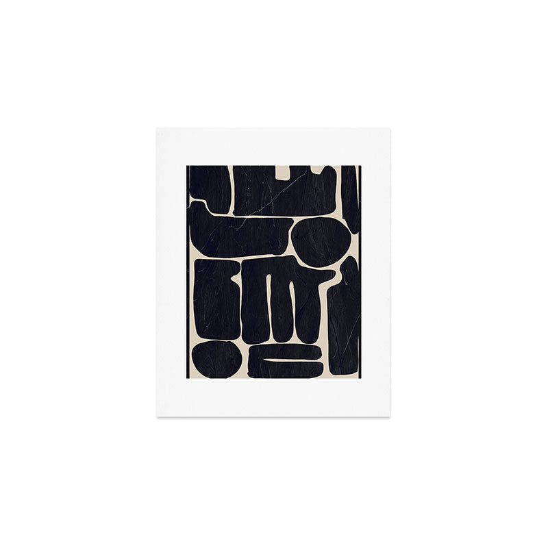 Modern Abstract Minimal Shapes 162 Art Print Gallery Image 1