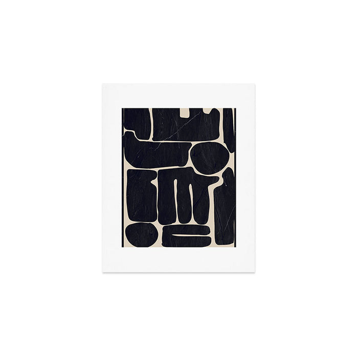 Modern Abstract Minimal Shapes 162 Art Print Gallery Image 1