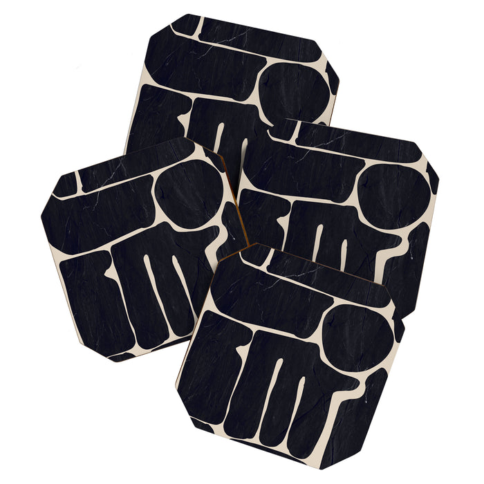 Modern Abstract Minimal Shapes 162 Coaster Gallery Image 1