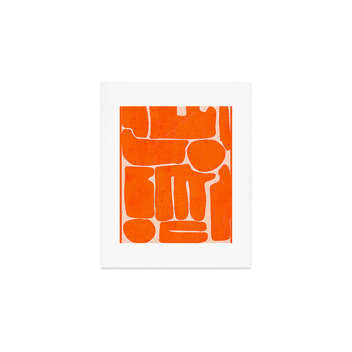 Modern Abstract Minimal Shapes 162/2 Art Print Gallery Image 1