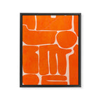 Modern Abstract Minimal Shapes 162/2 Framed Canvas Print Gallery Image 6