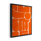 Modern Abstract Minimal Shapes 162/2 Framed Canvas Print Gallery Image 2