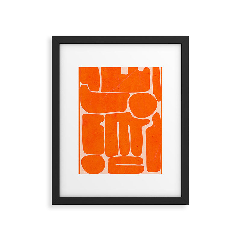 Modern Abstract Minimal Shapes 162/2 Framed Art Print Gallery Image 5